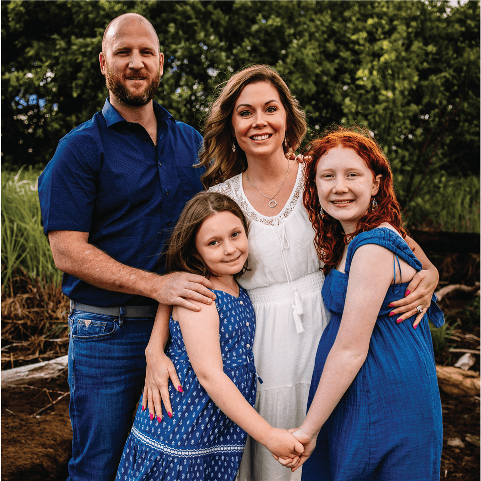 Grace and her family