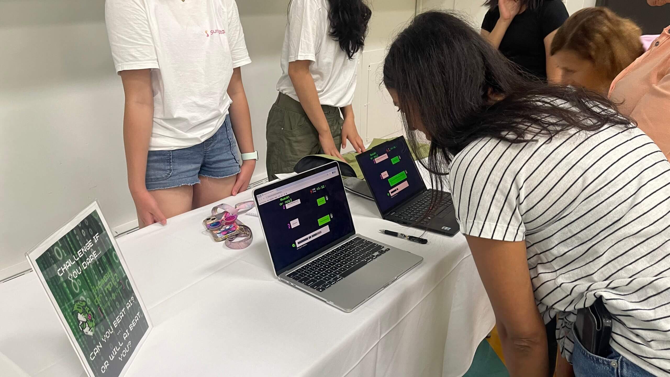 Student showcase their program to the community